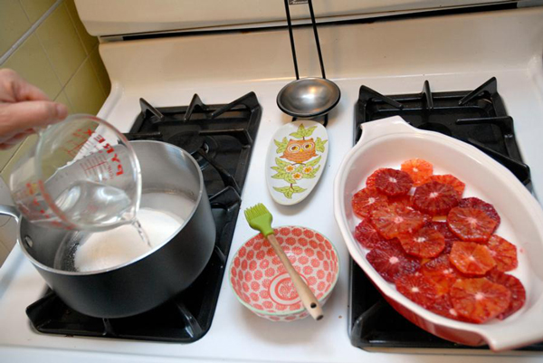 Апельсины в карамели