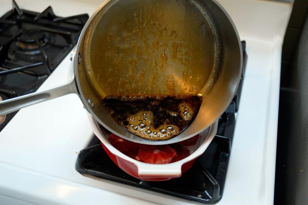 Апельсины в карамели