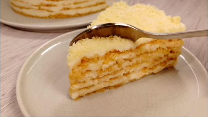 Обалденный торт без духовки «Пломбир»