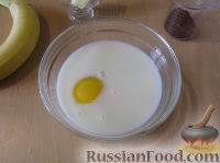 Пудинг с бананом и какао