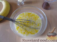 Пудинг с бананом и какао
