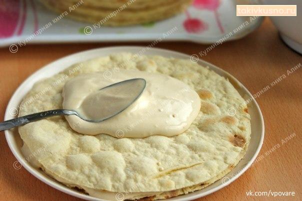 Торт «Наполеон» с очень вкусным кремом