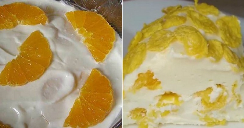 Очень вкусный творожно-сметанный торт