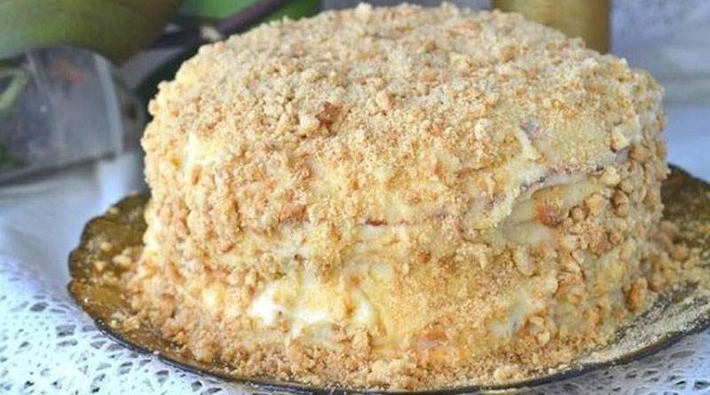 Торт «Наполеон» на сковородке: Мой любимый рецепт