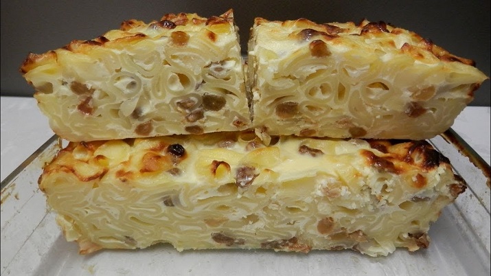 Сладкий макаронник с творогом и изюмом: дети будут в восторге