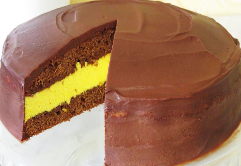 Шоколадный торт с нежным бисквитом и вкусным кремом