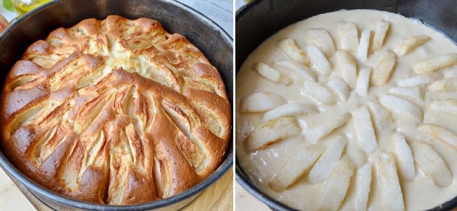 Яблочный пирог из детства. Он простой и легкий, но очень сладкий и вкусный!