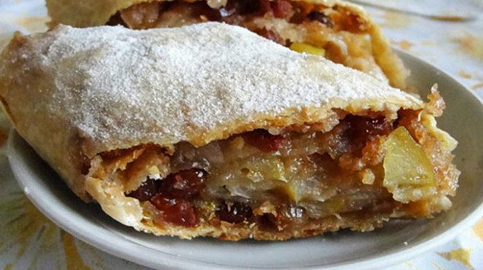 Обалденный штрудель с вкуснейшей начинкой - с яблоками и корицей!