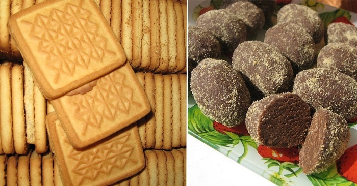 Любимый десерт из детства пирожное «Картошка»