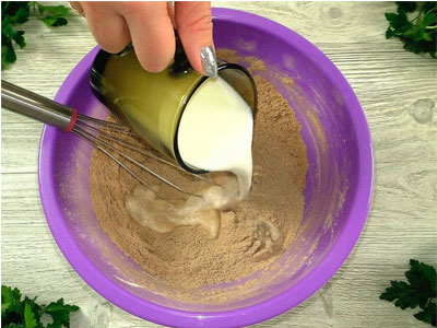 Нашла удачный рецепт пирога. Шоколадный пирог к чаю